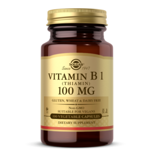 Vitamin B1 (Thiamin) 100 mg Vegetable Capsules