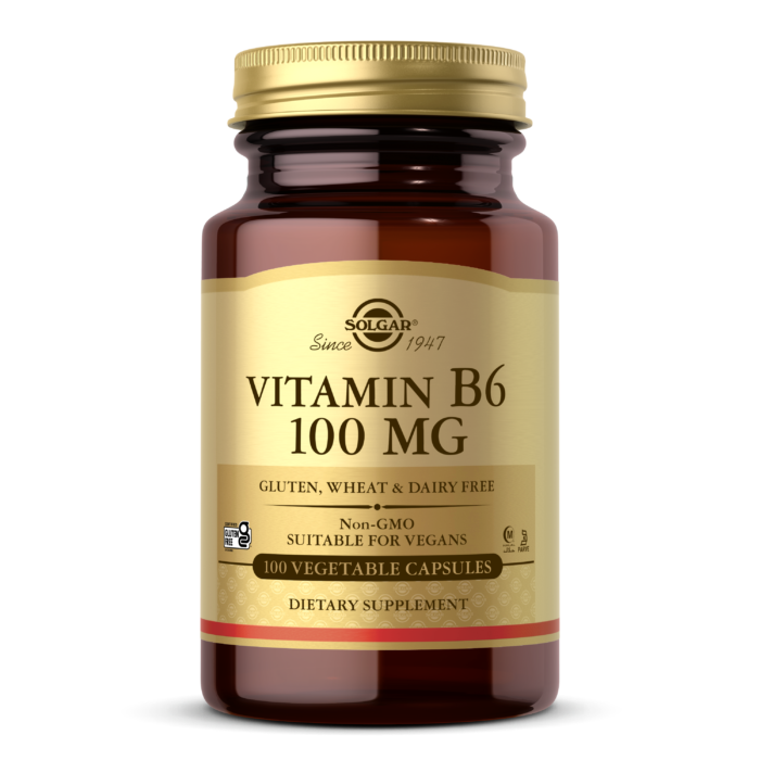 Vitamin B6 100 mg Vegetable Capsules