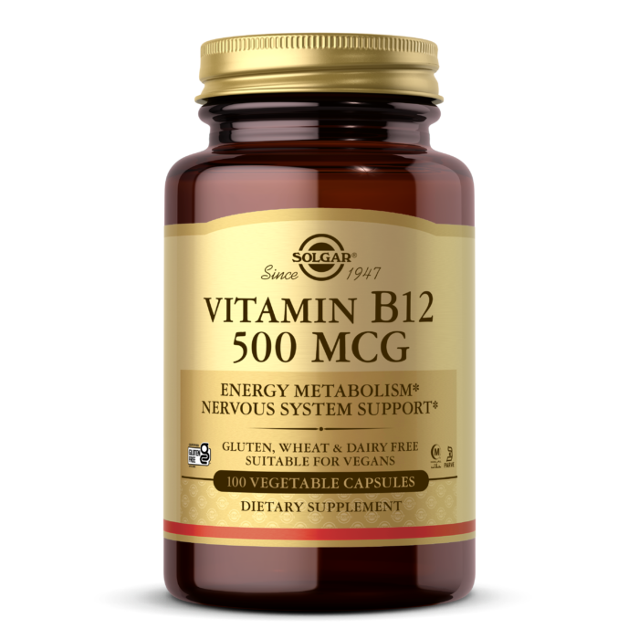 Vitamin B12 500 mcg Vegetable Capsules