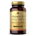 Vitamin D3 (Cholecalciferol) 125 mcg (5,000 IU) Vegetable Capsules