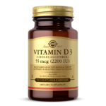 Vitamin D3 (Cholecalciferol) 55 mcg (2200 IU) Vegetable Capsules