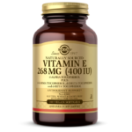 Vitamin E 268 MG (400 IU) Vegan Softgels (d-Alpha Tocopherol & Mixed Tocopherols)