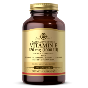 Vitamin E 670 MG (1000 IU) Mixed Softgels (d-Alpha Tocopherol & Mixed Tocopherols)