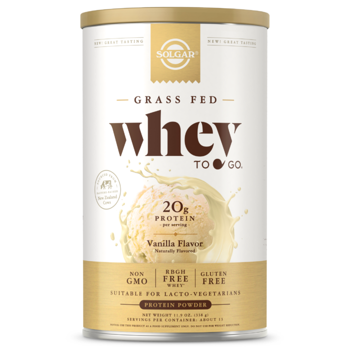 Grass-fed Whey To Go® Protein Powder, Vanilla, Fitness & Nutrition