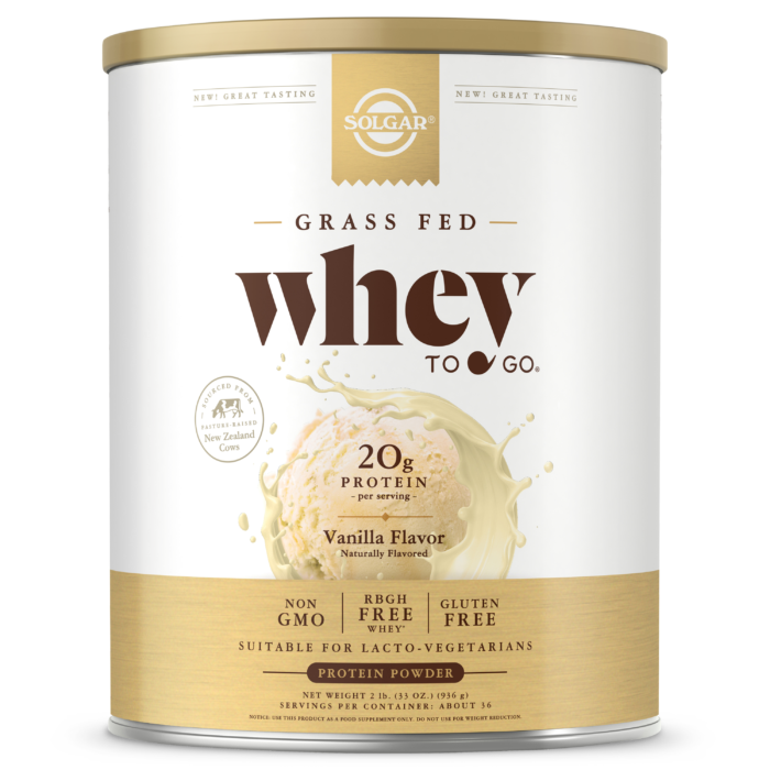 Grass Fed Whey To Go®, Vanilla