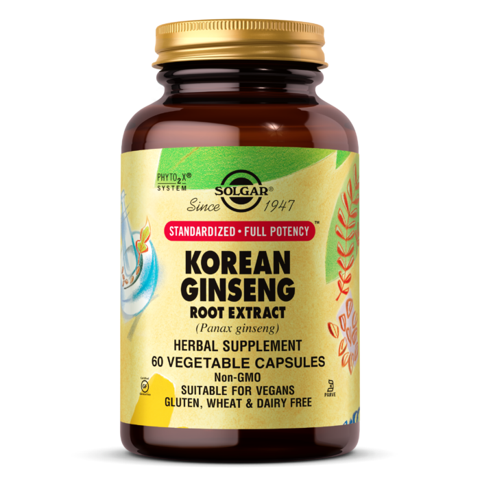 SFP Korean Ginseng Root Extract Vegetable Capsules