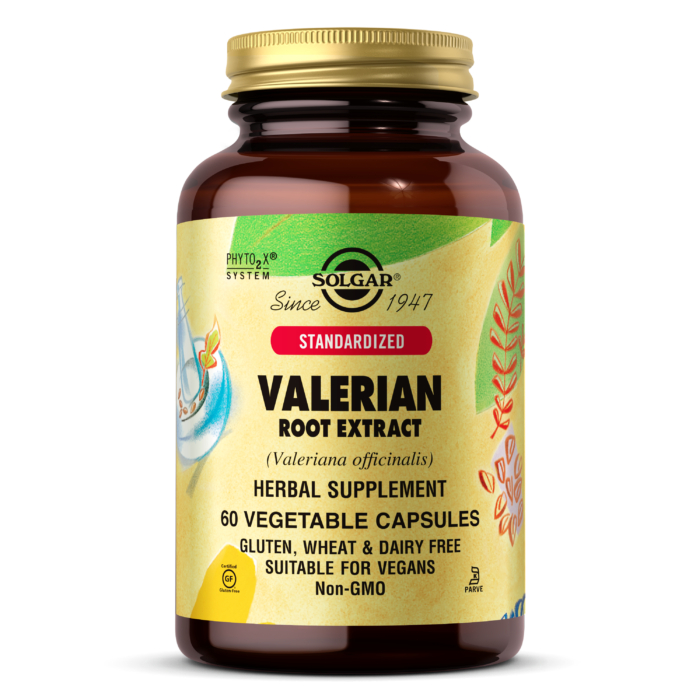 Standardized Valerian Root Extract Vegetable Capsules