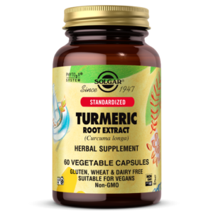 Standardized Turmeric Root Extract Vegetable Capsules