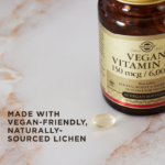 Vegan
  Vitamin D3 150 mcg (6000 IU)