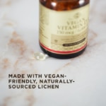 Vegan
  Vitamin D3 150 mcg (6000 IU)