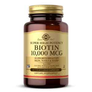 Biotin 10000 mcg Vegetable Capsules