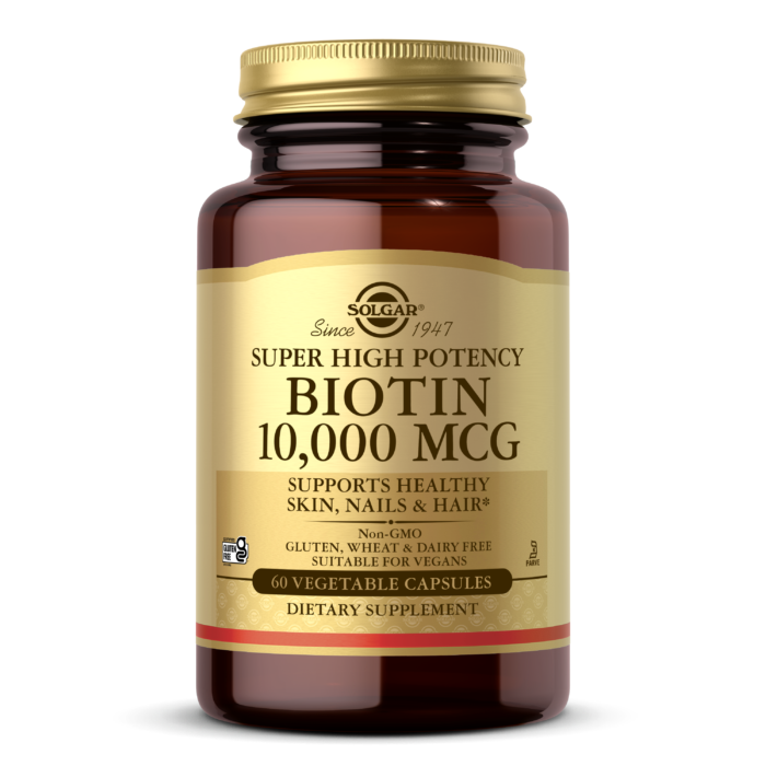 Biotin 10000 mcg Vegetable Capsules