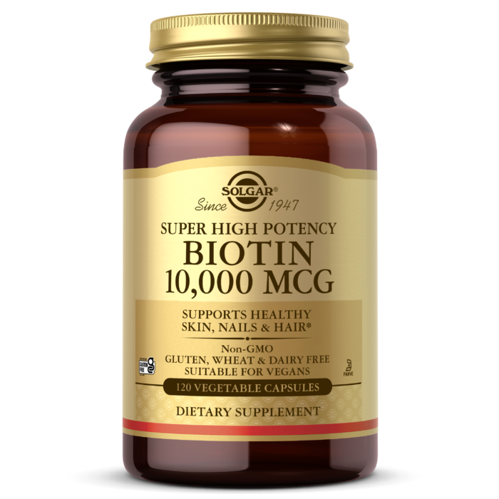 Biotin 10000 mcg Vegetable Capsules