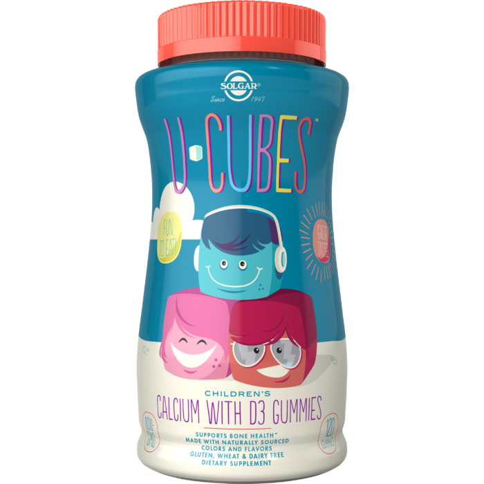 U-Cubes™ Children’s Calcium with D3 Gummies