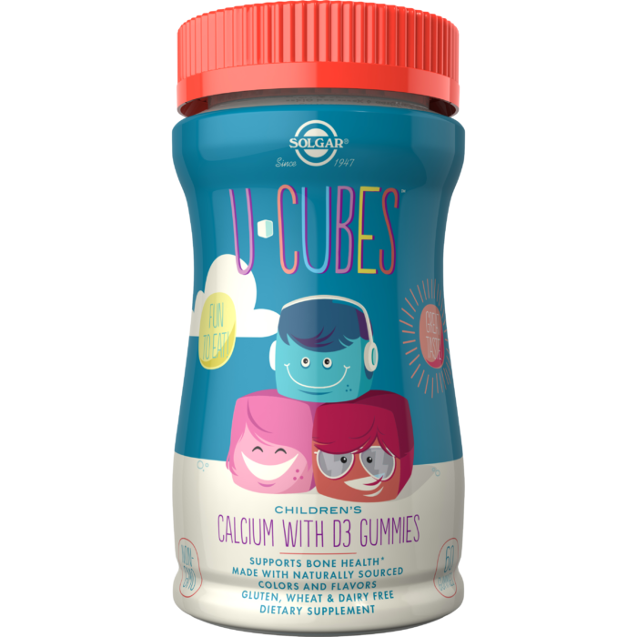 U-Cubes™ Children’s Calcium with D3 Gummies